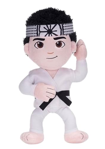 Genérico Daniel Larusso und Johnny Lawrence Plüschtier, kompatibel mit Cobra Kai, 35 cm (Daniel Larusso) von Genérico