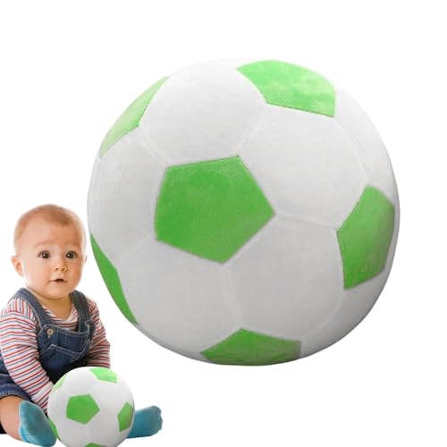 Genérico Plüsch-Fußball - Plüschball mit hervorragender Nähtechnik, Fußballkissen, lustiges Geschenk für Fußballfans, ideal für Unterhaltung und als Zubehör von Genérico