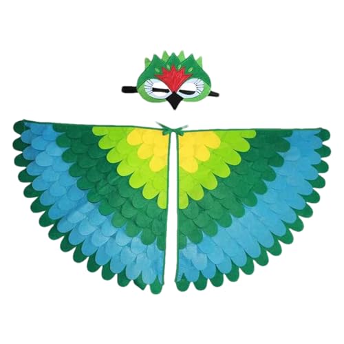 Genérico Vogelflügel-Kostüm, faltbarer Vogelflügel für Kinder, winddicht, bunter Flügel, weiche Vogelflügel für Cosplay, bunte Vogelflügel zum Spielen, Taubenflügel-Kostüm Genérico Vogelflügel-Kostüm, faltbarer Vogelflügel für Kinder, winddicht, bunter Flügel, weiche Vogelflügel für Cosplay, bunte Vogelflügel zum Spielen, Taubenflügel-Kostüm von Genérico