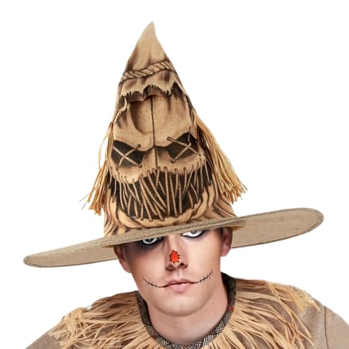 Halloween-Hexenhut – eleganter Gothic-Stil | Zubehör für Unisex-Kostüme für ländliche Themenpartys, Halloween Halloween-Hexenhut – eleganter Gothic-Stil | Zubehör für Unisex-Kostüme für ländliche Themenpartys, Halloween von Genérico