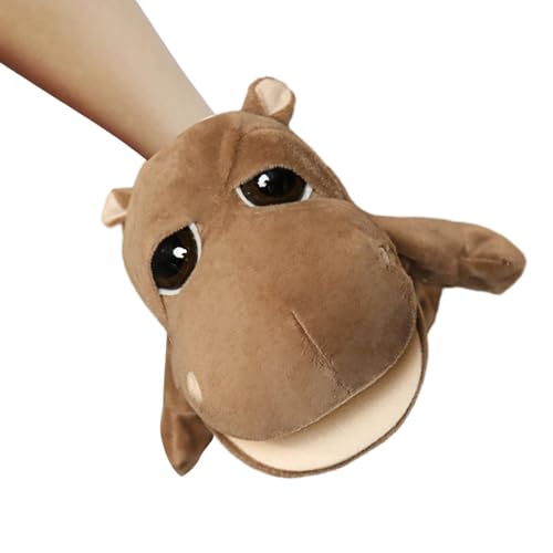 Handpuppen für Kinder, Handpuppen für Tiere, niedliche Plüschpuppe mit funktionalem Mund – niedliche Puppen aus Plüschtiere, Zubehör für Narrac von Genérico