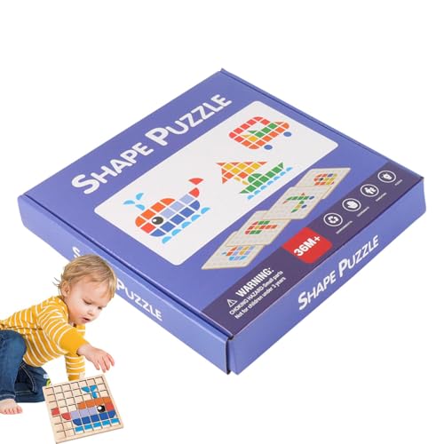 Holzpuzzle für Kleinkinder, Teaser-Puzzle, Gehirn-Puzzle, sensorisches Holzpuzzle für Kleinkinder, Spielzeug für frühe Entwicklung und Entwicklung zum Geburtstag Holzpuzzle für Kleinkinder, Teaser-Puzzle, Gehirn-Puzzle, sensorisches Holzpuzzle für Kleinkinder, Spielzeug für frühe Entwicklung und Entwicklung zum Geburtstag von Genérico