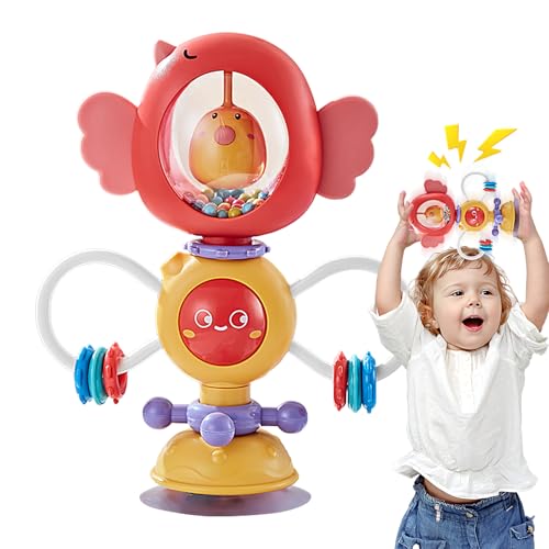 Hostpin Hymot Spielzeug für Kinder, Spinwheel-Spielzeug mit Saugbasis, interaktives Hochstuhl-Spielzeug für Babys und Kleinkinder, ab 6 Monaten Hostpin Hymot Spielzeug für Kinder, Spinwheel-Spielzeug mit Saugbasis, interaktives Hochstuhl-Spielzeug für Babys und Kleinkinder, ab 6 Monaten von Genérico