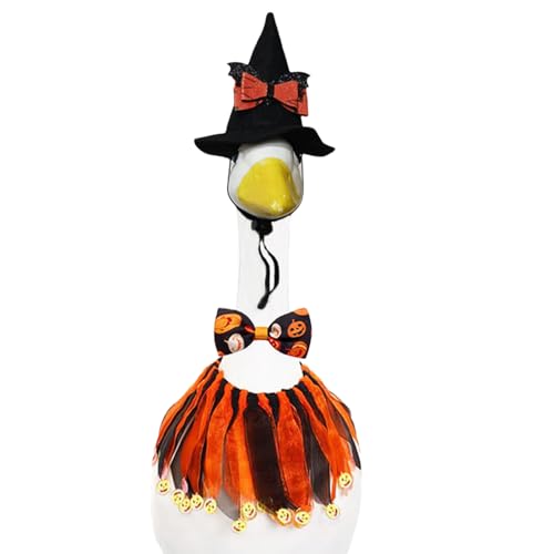 Kleidung für Gänsestatuen – Gartenkostüm für Halloween – Set mit Hut und orangefarbenem Rock für Tierskulpturen, 5 Ausstellungen, Urlaub, 8 cm, Garten, Hof, Partys und Veranstaltungen Kleidung für Gänsestatuen – Gartenkostüm für Halloween – Set mit Hut und orangefarbenem Rock für Tierskulpturen, 5 Ausstellungen, Urlaub, 8 cm, Garten, Hof, Partys und Veranstaltungen von Genérico