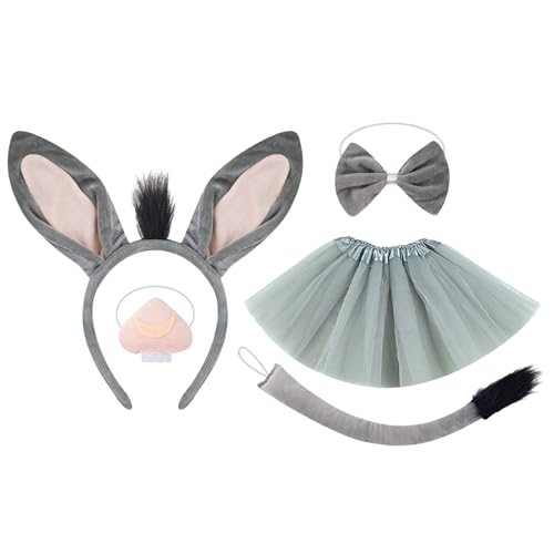Kleidung für Kinder – Spielkleidung für Babytiere | Rollenspielanzug mit wilden Kreaturen, Zoo-Party, Spielzeug für Kleinkinder, Ohren Kleidung für Kinder – Spielkleidung für Babytiere | Rollenspielanzug mit wilden Kreaturen, Zoo-Party, Spielzeug für Kleinkinder, Ohren von Genérico