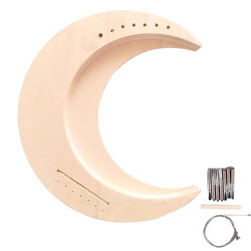 Lyre Harp Holzkette Lyre Harp | Mond in Form einer Harfe | Holz Lyre Harp Beginners Werkzeuge, Lyre Harp Making Supplies für Musikliebhaber, Fertigungswerkzeuge Lyre Harp Holzkette Lyre Harp | Mond in Form einer Harfe | Holz Lyre Harp Beginners Werkzeuge, Lyre Harp Making Supplies für Musikliebhaber, Fertigungswerkzeuge von Genérico