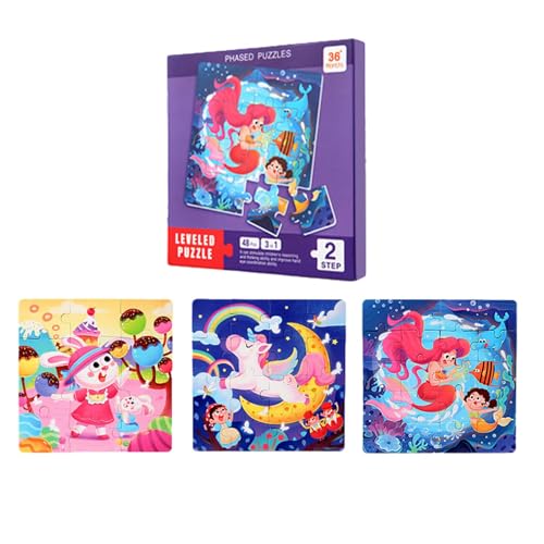 Magnetisches Puzzlespiel für Kinder, magnetisches Puzzlespiel, magnetisches Tierpuzzle für Reiseauto, Lernbücher, Lernspielzeug für Vorschulen von Genérico