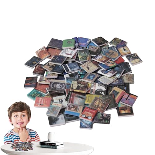 Mini-Books - 1:12 Maßstab Miniatur Book Set Decoring Crafting, Realistic Tiny Books Sammler | Mini-Zubehör für Bücher Wohnzimmer Arbeitszimmer Dekoration Szenen Mini-Books - 1:12 Maßstab Miniatur Book Set Decoring Crafting, Realistic Tiny Books Sammler | Mini-Zubehör für Bücher Wohnzimmer Arbeitszimmer Dekoration Szenen von Genérico