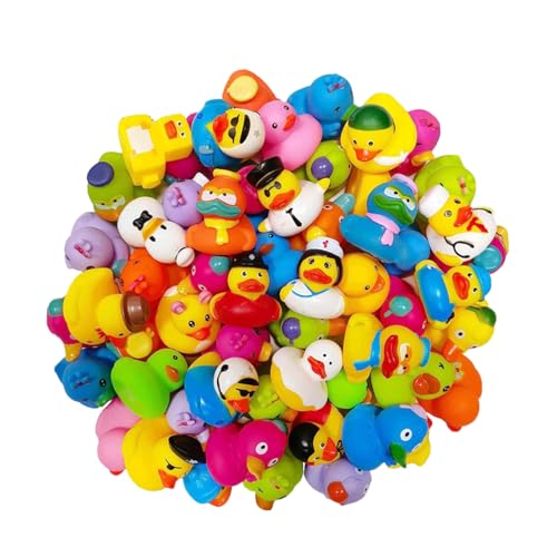 Mini-Enten aus Gummi – 50 Babies Dusche | Mini-Badeente aus Gummi mit Entenfischbeuteln für Badewanne für das Klassenzimmer am im Sommer Mini-Enten aus Gummi – 50 Babies Dusche | Mini-Badeente aus Gummi mit Entenfischbeuteln für Badewanne für das Klassenzimmer am im Sommer von Genérico