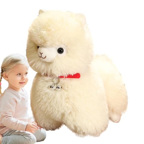 Plüsch-Alpaka-Tier-Füllung, weiches und flauschiges Kuschelkissen, niedliches Alpaka-Plüschkissen für Kinder und Erwachsene, entzückendes Geschenk zum Geburtstag, Weihnachten, Valentinstag oder Plüsch-Alpaka-Tier-Füllung, weiches und flauschiges Kuschelkissen, niedliches Alpaka-Plüschkissen für Kinder und Erwachsene, entzückendes Geschenk zum Geburtstag, Weihnachten, Valentinstag oder von Genérico