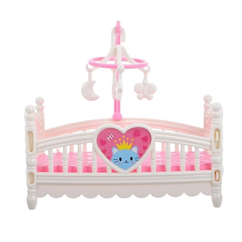 Puppenhauswiege – Miniatur-Puppenmöbel – 12,5 x 7,3 x 11 cm Spielzeugmöbel-Set | kreative Cartoon-Simulationsdekorationen zur Dekoration D Puppenhauswiege – Miniatur-Puppenmöbel – 12,5 x 7,3 x 11 cm Spielzeugmöbel-Set | kreative Cartoon-Simulationsdekorationen zur Dekoration D von Genérico