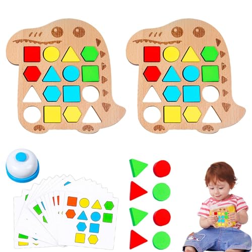 Puzzlebrett Kinderpuzzle Cartoon Tier Design aus Brain Teaser Toy - Farbsortierspielzeug Pädagogisches Puzzle für alle Altersgruppen von Genérico