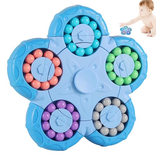 Rotierende Magische Bean Spielzeug | Magische Bean Cube Spinner Zappeln Spielzeug, Lernspielzeug Fingerspitze Brillen Massage Fingertraining Kinder Erwachsene Spielzeug Spielzeug von Generico