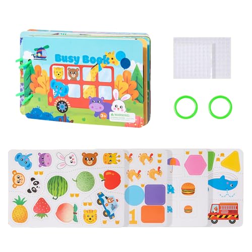 Ruhiges Spielzeugbuch, sensorisches Buch, Cartoon, ruhige Aktivitätenbuch – Lernspiel für Mathematik, interaktives Reisespiel, Fähigkeiten Aktivitäten Ruhiges Spielzeugbuch, sensorisches Buch, Cartoon, ruhige Aktivitätenbuch – Lernspiel für Mathematik, interaktives Reisespiel, Fähigkeiten Aktivitäten von Genérico