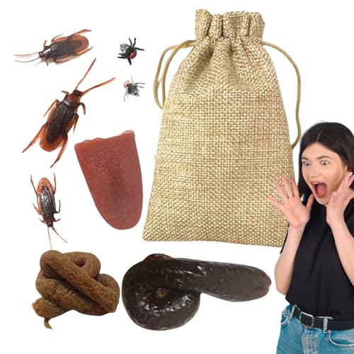 Scherzartikel, Witze und Witze, Set für unschuldige lustige Spiele, realistisches Spielzeug für Halloween Scherzartikel, Witze und Witze, Set für unschuldige lustige Spiele, realistisches Spielzeug für Halloween von Genérico