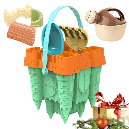 Schloss-Set, Schlossformen, Outdoor-Spielzeug, Aufbewahrungsbeutel aus Netzstoff, tragbar, multifunktional, kreativ, für Spiele im Freien Schloss-Set, Schlossformen, Outdoor-Spielzeug, Aufbewahrungsbeutel aus Netzstoff, tragbar, multifunktional, kreativ, für Spiele im Freien von Genérico