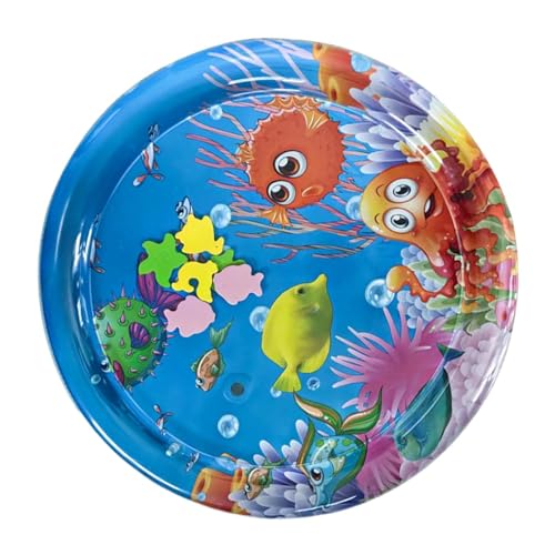 Sensorischer Wasserteppich | Spielzeug für Haustiere und Babys, lustiges Design, Wassermatte, erfrischendes Wasserspielzeug zum Spielen und Schlafen im Freien Sensorischer Wasserteppich | Spielzeug für Haustiere und Babys, lustiges Design, Wassermatte, erfrischendes Wasserspielzeug zum Spielen und Schlafen im Freien von Genérico