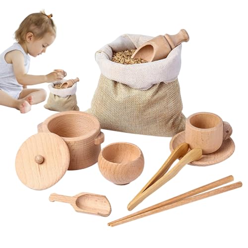 Sensorisches Spielzeug für den Holzsensor, motorische Fähigkeiten, Spielzeug für die Küche, Motorik-Schaufel, Spielzeug für die Küche im Vorschulalter Sensorisches Spielzeug für den Holzsensor, motorische Fähigkeiten, Spielzeug für die Küche, Motorik-Schaufel, Spielzeug für die Küche im Vorschulalter von Genérico