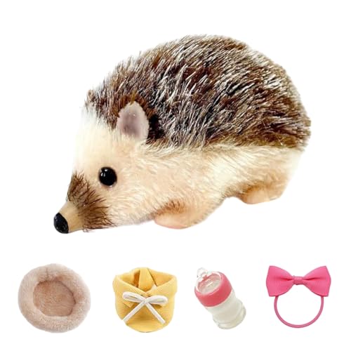 Silicone Hedgehog, Spielzeug Curl Plush, weiche Puppe, Tiermodell aus Silikon, für Zuhause, Studium, Schule Silicone Hedgehog, Spielzeug Curl Plush, weiche Puppe, Tiermodell aus Silikon, für Zuhause, Studium, Schule von Genérico