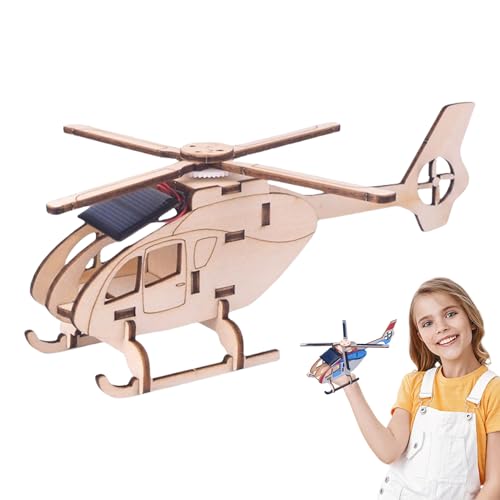Solarbetriebenes Helikoptermodell, Solar-Hubschrauber-Set, 3D-Holz-Hubschrauber-Set, kreatives Spiel, Lernspielzeug des Gehirns, handwerkliche Aktivität der Wissenschaft Solarbetriebenes Helikoptermodell, Solar-Hubschrauber-Set, 3D-Holz-Hubschrauber-Set, kreatives Spiel, Lernspielzeug des Gehirns, handwerkliche Aktivität der Wissenschaft von Genérico