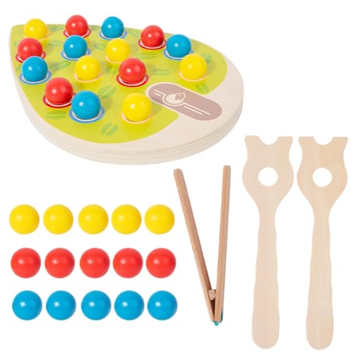 Sortier-Set mit Perlen nach Farben, mit Holzbrett, interaktives Spielzeug für die Entwicklung der Feinmotorik bei Babys, Unterhaltung für Hochstuhl, Ecke Sortier-Set mit Perlen nach Farben, mit Holzbrett, interaktives Spielzeug für die Entwicklung der Feinmotorik bei Babys, Unterhaltung für Hochstuhl, Ecke von Genérico