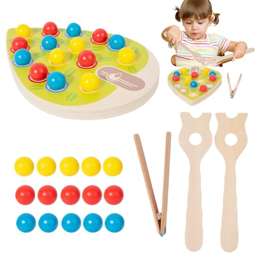 Sortierset mit Perlen nach Farben, mit Holzbrett, interaktives Spielzeug, das Feinmotorik entwickelt, für und Mädchen im Vorschulalter Sortierset mit Perlen nach Farben, mit Holzbrett, interaktives Spielzeug, das Feinmotorik entwickelt, für und Mädchen im Vorschulalter von Genérico