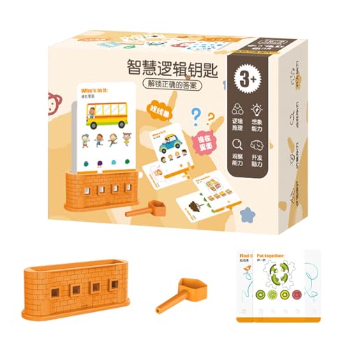 Spielzeug mit Schlüssel für Kleinkinder, Spielzeug mit Schloss und Schlüssel, Lernspielzeug zum Nachdenken, kreatives Denkspielzeug, kreatives Spielzeug mit Schlüssel und Schloss, frühes Lernen Spielzeug mit Schlüssel für Kleinkinder, Spielzeug mit Schloss und Schlüssel, Lernspielzeug zum Nachdenken, kreatives Denkspielzeug, kreatives Spielzeug mit Schlüssel und Schloss, frühes Lernen von Genérico