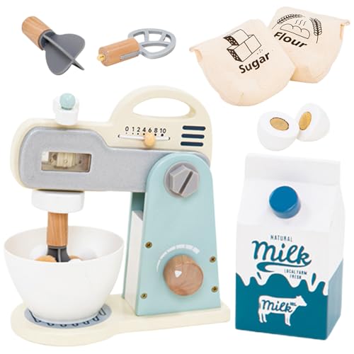 Spielzeugmixer | Zubehör Mixer Spielzeug | Set aus Holzimitat | Küchenzubehör für Kinder Mädchen 3 4 5 Jahre Spielzeugmixer | Zubehör Mixer Spielzeug | Set aus Holzimitat | Küchenzubehör für Kinder Mädchen 3 4 5 Jahre von Genérico