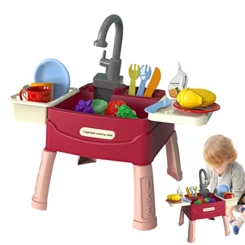 Spüle mit fließendem Wasser – Automatischer Wasserkreislauf, Kinderküche, Indoor-Spülmaschine, interaktives Kindergeschirr-Set Roles al Aire li Spüle mit fließendem Wasser – Automatischer Wasserkreislauf, Kinderküche, Indoor-Spülmaschine, interaktives Kindergeschirr-Set Roles al Aire li von Genérico
