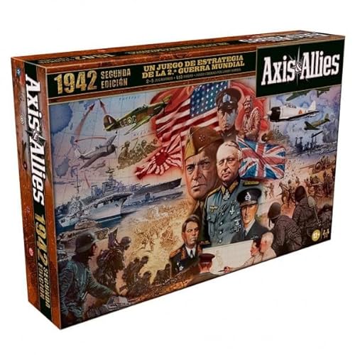 Strategiespiel Axis&Allies 1942 Zweite spanische Ausgabe von Genérico