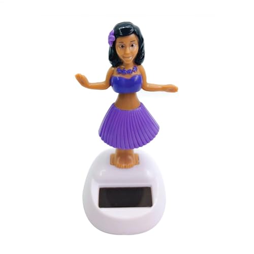 Tanzendes Mädchen mit Solarenergie - Dekoration für tanzende Mädchen | Figuren Bobble Head Solarspielzeug | Puppenauto-Ornament mit tanzender Spielzeugfigur | niedliche Geschenke D von Genérico