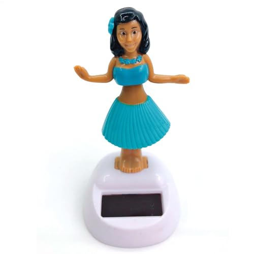 Tanzendes Mädchen mit Solarenergie - Dekoration für tanzende Mädchen | Figuren Bobble Head Solarspielzeug | Puppenauto-Ornament mit tanzender Spielzeugfigur | niedliche Geschenke D von Genérico