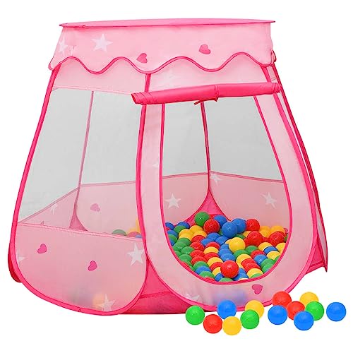 Tienda de juegos para niños rosa 102x102x82 cm,wenjingqi-93673 von Genérico