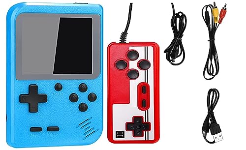 Tragbare Retro-Konsole für Kinder und Erwachsene, mit 7,6 cm (3 Zoll) Bildschirm und TV-Anschluss, wiederaufladbarer Akku, für 1 oder 2 Spieler, Game Boy, 400 Spiele (West) von Genérico