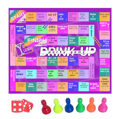 Trinkspiele für Partys, Familienabende, Brettspiele für Erwachsene und Trinken, Gruppenstrategieaktivitäten für Paare und Freunde an Halloween, Camping, Reisen Trinkspiele für Partys, Familienabende, Brettspiele für Erwachsene und Trinken, Gruppenstrategieaktivitäten für Paare und Freunde an Halloween, Camping, Reisen von Genérico