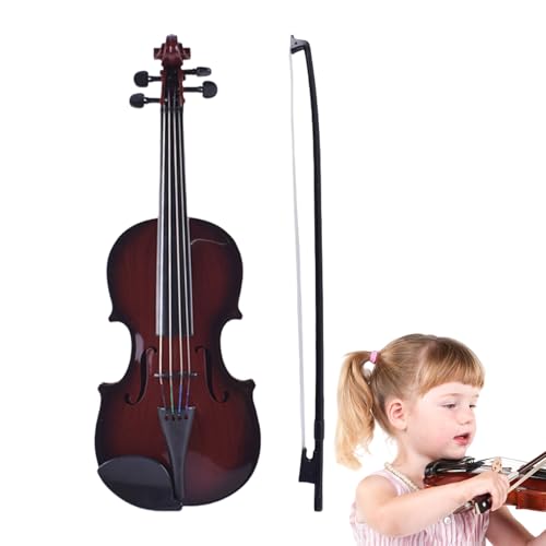 Violine für Anfänger, kleines Violinenspielzeug, verstellbares Musikinstrument für Kinder, Mädchen, Anfänger, zum Familienlernen zu Hause oder auf Reisen Violine für Anfänger, kleines Violinenspielzeug, verstellbares Musikinstrument für Kinder, Mädchen, Anfänger, zum Familienlernen zu Hause oder auf Reisen von Genérico