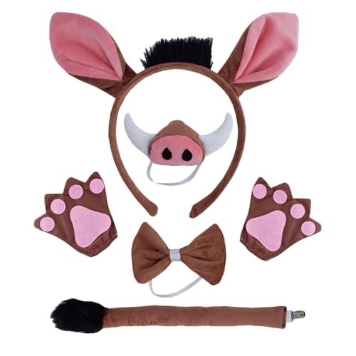 Warthogs Cosplay-Kostüm für Tiere, elegante Party | realistisches Design für Halloween-Feiern, Bühnenaufführungen und Themenveranstaltungen mit einem Warthogs Cosplay-Kostüm für Tiere, elegante Party | realistisches Design für Halloween-Feiern, Bühnenaufführungen und Themenveranstaltungen mit einem von Genérico
