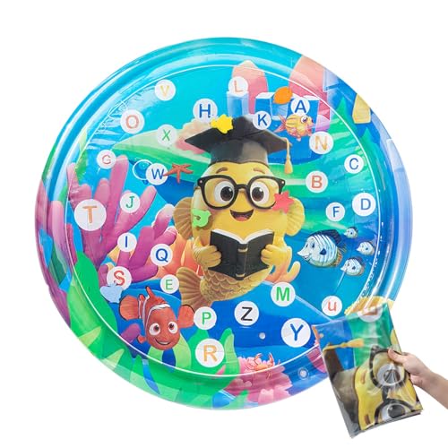 Wasserteppich - Aufblasbare Wassermatte für sensorische Entwicklung, tragbares Spielzeug zum Thema Meer für Innenbereich, Lernen, Geburtstag, Kindergarten Wasserteppich - Aufblasbare Wassermatte für sensorische Entwicklung, tragbares Spielzeug zum Thema Meer für Innenbereich, Lernen, Geburtstag, Kindergarten von Genérico