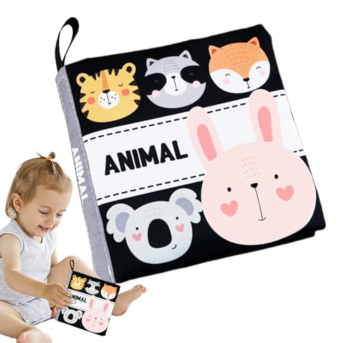 Weiches sensorisches Babybuch – Knautschspielzeug, Stoffbuch für Kleinkinder | Spielzeug für frühes Lernen, waschbar, Touch and Sound, erstes wasserdichtes Buch für Kinder Weiches sensorisches Babybuch – Knautschspielzeug, Stoffbuch für Kleinkinder | Spielzeug für frühes Lernen, waschbar, Touch and Sound, erstes wasserdichtes Buch für Kinder von Genérico
