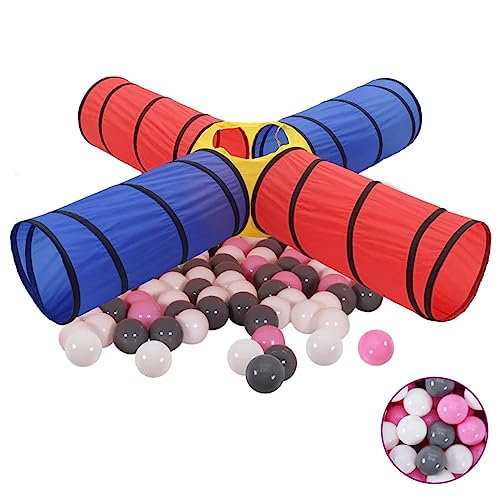 Wenjingqi-3107711 Spieltunnel für Kinder mit 250 bunten Kugeln von Genérico