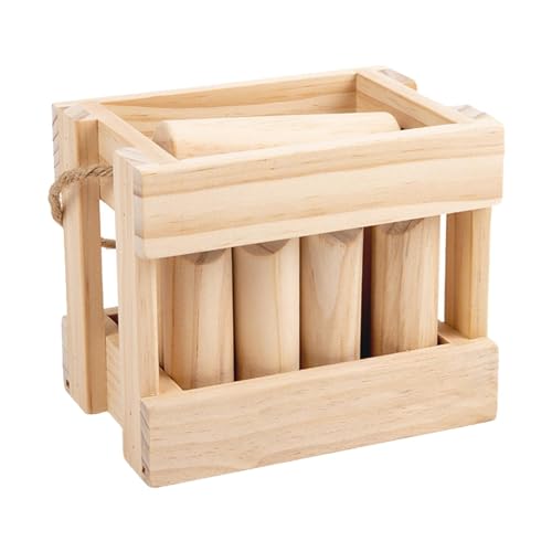 Wurfspiel aus Holz, Hinterhof, Wurfspiel für Hinterhofgröße, Chess Outdoor Clash Toss, Holzrasenspiel-Set für Spaß Wurfspiel aus Holz, Hinterhof, Wurfspiel für Hinterhofgröße, Chess Outdoor Clash Toss, Holzrasenspiel-Set für Spaß von Genérico