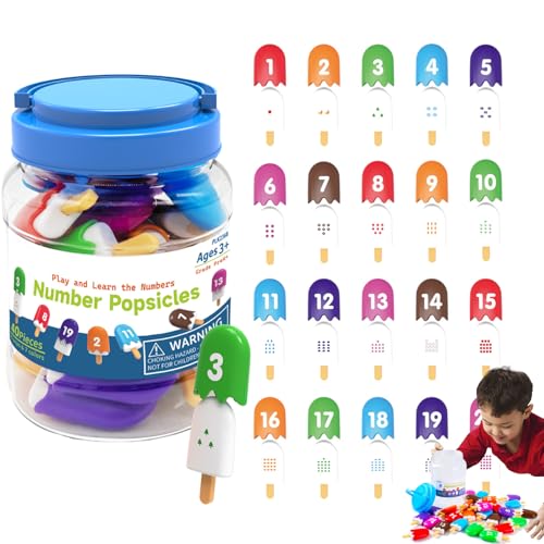 YCEZW Zahlen-Spielset - Interessantes Mathematikspielzeug, niedliches Erkennungspuzzle, frühes Lernen für Fähigkeiten, praktisches Zähl-Set mit lustigen Formen pa YCEZW Zahlen-Spielset - Interessantes Mathematikspielzeug, niedliches Erkennungspuzzle, frühes Lernen für Fähigkeiten, praktisches Zähl-Set mit lustigen Formen pa von Genérico