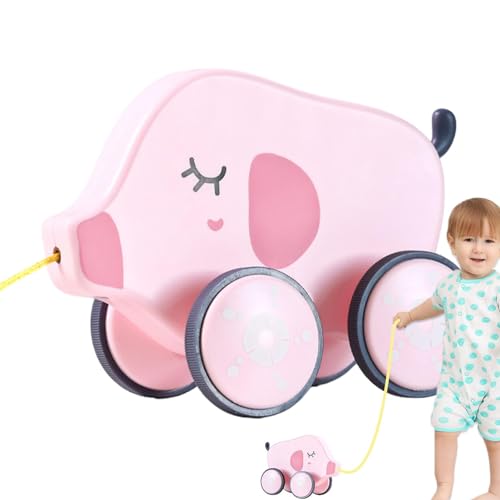 Zugspielzeug – Seilspielzeug für Kinder | Ziehspielzeug für Tiere | Niedliches Spielzeug in Tierform | Lernspielzeug zum Spazierengehen und Auswuchten mit Gummirädern, Ju Zugspielzeug – Seilspielzeug für Kinder | Ziehspielzeug für Tiere | Niedliches Spielzeug in Tierform | Lernspielzeug zum Spazierengehen und Auswuchten mit Gummirädern, Ju von Genérico