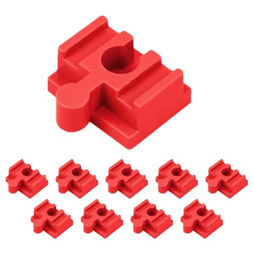 10 Stück Zugset, Holzbahnverbinder, Zug Track-Adapter, Track Connector Set, Kinder Zug Track, Set Verbindungsstücke, Zug Track Parts, Holz Track Zubehör von Générique