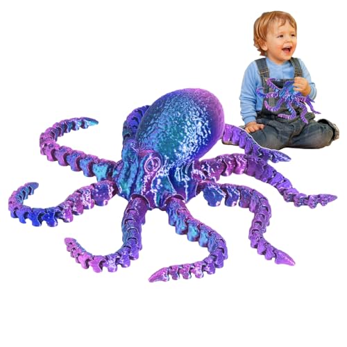 3D Bedrucktes Oktopus Spielzeug - Flexibler Gelenkiger Octopus | Dekorative Sammelfigur, sensorisches Stressabbau Spielzeug für Ostern, kreatives Geschenk Die und die Erwachsenen entspannen sich 3D Bedrucktes Oktopus Spielzeug - Flexibler Gelenkiger Octopus | Dekorative Sammelfigur, sensorisches Stressabbau Spielzeug für Ostern, kreatives Geschenk Die und die Erwachsenen entspannen sich von Générique
