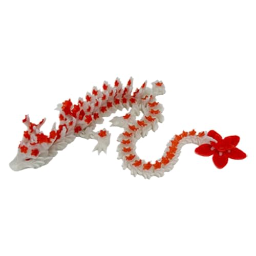 3D Printed Articulated Dragon Toy, Glowing Dragon Toy, Flexible Dragon Skulptur, dreidimensionales Drachenspielzeug, leuchtet im dunklen , flexible Gelenke Dragon Toy, Dragon Skulptur für von Générique