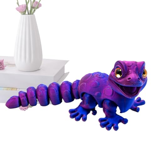 3D-gedrucktes Eidechsen-Modell – Gelenkiges Reptilien-Spielzeug, flexible Salamander-Figur | Anklebiter-Kreatur-Spielzeug, Gecko-Dekoration, Gecko-Dekoration, Entlastungs-Gadget 3D-gedrucktes Eidechsen-Modell – Gelenkiges Reptilien-Spielzeug, flexible Salamander-Figur | Anklebiter-Kreatur-Spielzeug, Gecko-Dekoration, Gecko-Dekoration, Entlastungs-Gadget von Générique