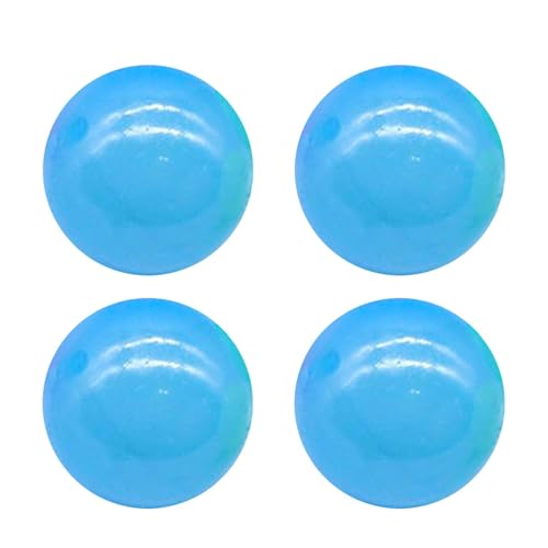 4 x Sticky Ball Stress Relief, Glowing Ceiling Balls, Stress Ball Toy, Sensory Ball, Stress Ball, Fun Sensory Toy, Touch Relief Ball für Kinder und Erwachsene von Générique