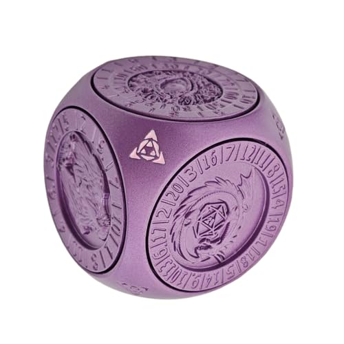 7-in-1-Dice Set – Drehbarer Polyeder-Dice aus Metall, tragbarer Würfel, rotierende Würfel aus Metall für Jugendliche, Familienpaare und Erwachsene, perfektes Spielspielgeschenk für Spaß und 7-in-1-Dice Set – Drehbarer Polyeder-Dice aus Metall, tragbarer Würfel, rotierende Würfel aus Metall für Jugendliche, Familienpaare und Erwachsene, perfektes Spielspielgeschenk für Spaß und von Générique