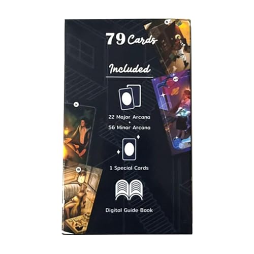 78 Stories Tarot Game, English Wahrsaging Card Deck, tragbares Fortune Telling Set, Mystical Insight Tool for Classmate Gatherings, Friends Parties, and Family Entertainment von Générique